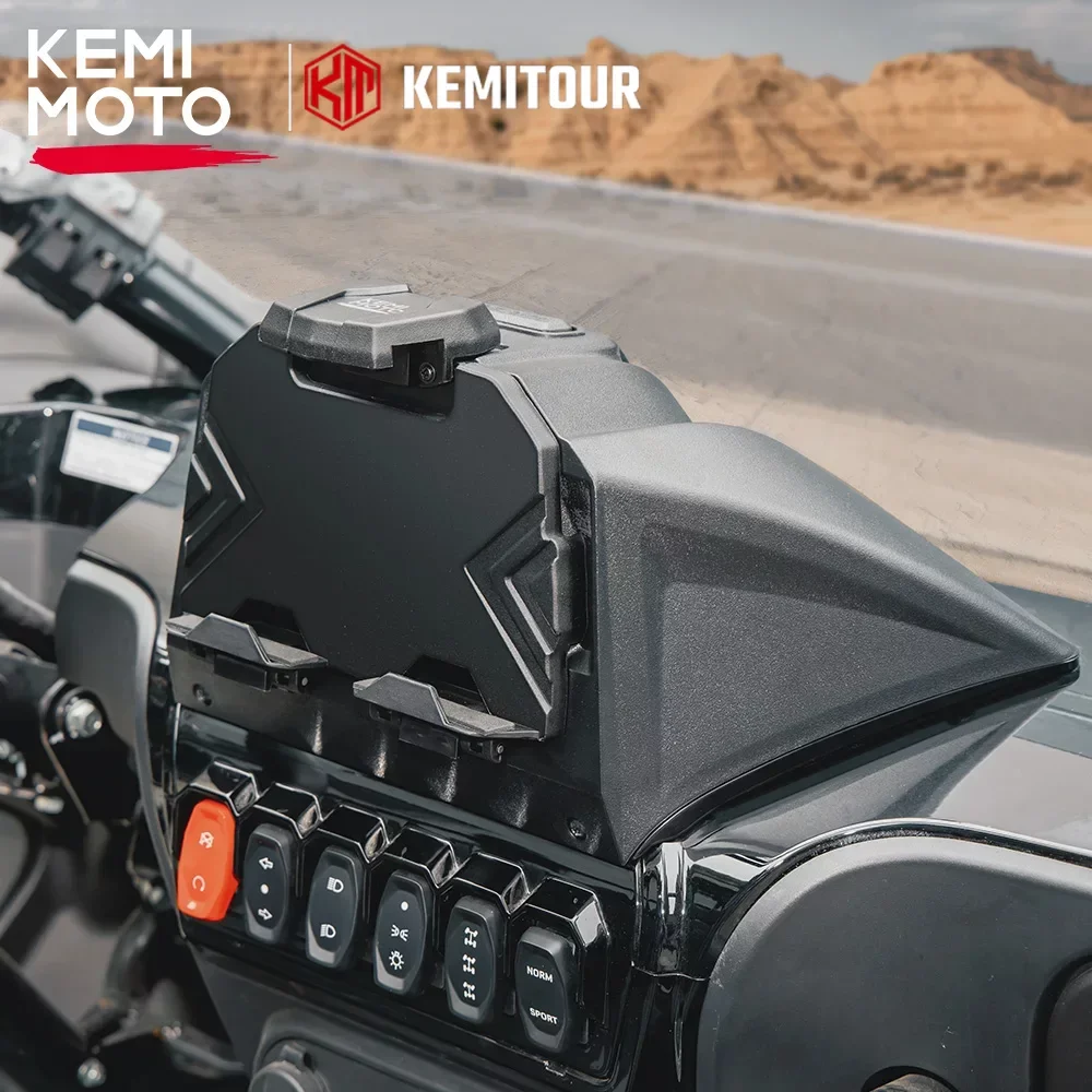 Kemimoto utv電子機器タブレットホルダー、cfmototo、zforce 1000、950スポーツ、950 h.oスポーツ950自由奔放に生きるex用の収納ボックス