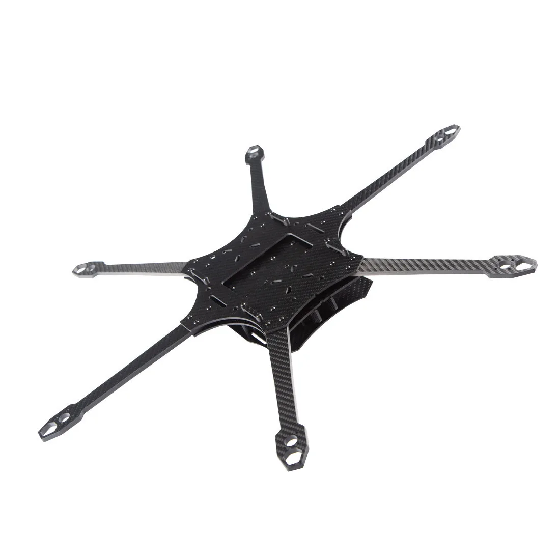 GX V6 6 Axis FPV Model Aircraft 10 Inch Rack Carbon Fiber Crossing Machine Model Carbon Rack Arm Plate Frame Unmanned