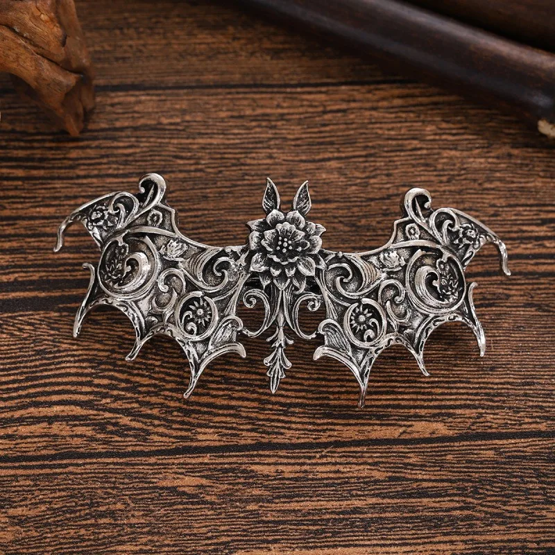 

Personalized Classic Punk Style Bat Wings Rose Alloy Hair Clip Norwegian Style Role-playing Party Fashion Outfit Hair Accessory