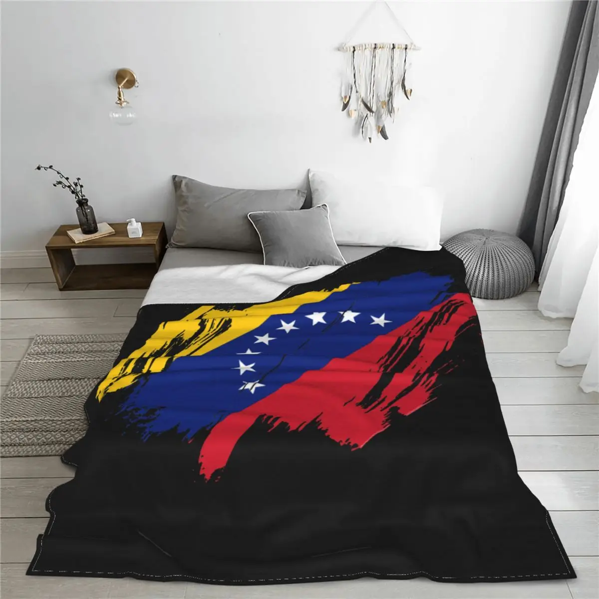 Venezuelan Venezuela Flag Blankets Flannel Funny Warm Throw Blanket for Home Textile Decor