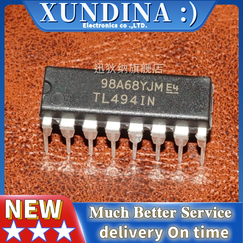 10 PÇS/LOTE TL494IN DIP-16 IC novo e original