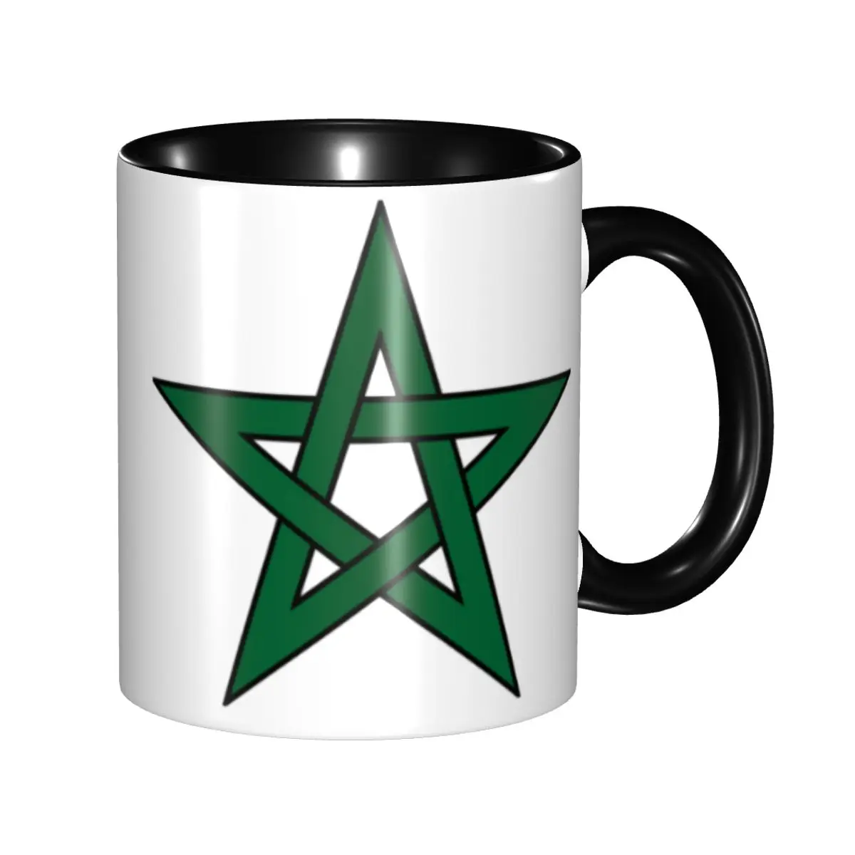 Morocco Moroccan Flag Coffee Mug DIY Custom Ceramic Mug Creative Present