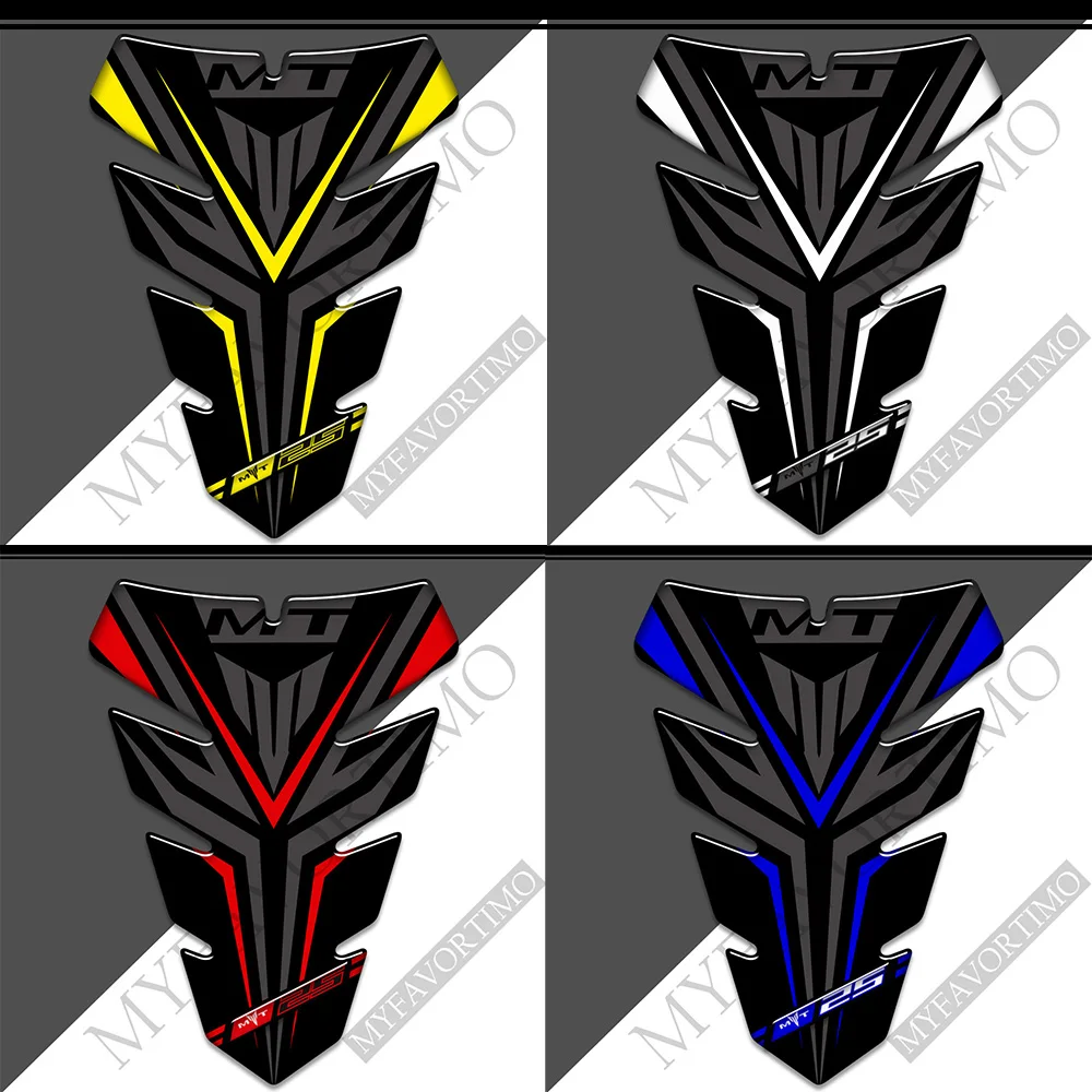 

Decal Stickers Emblem Badge Logo Fairing Symbol Fuel Oil Kit Knee For Yamaha MT-25 MT25 Tank Pad Protector