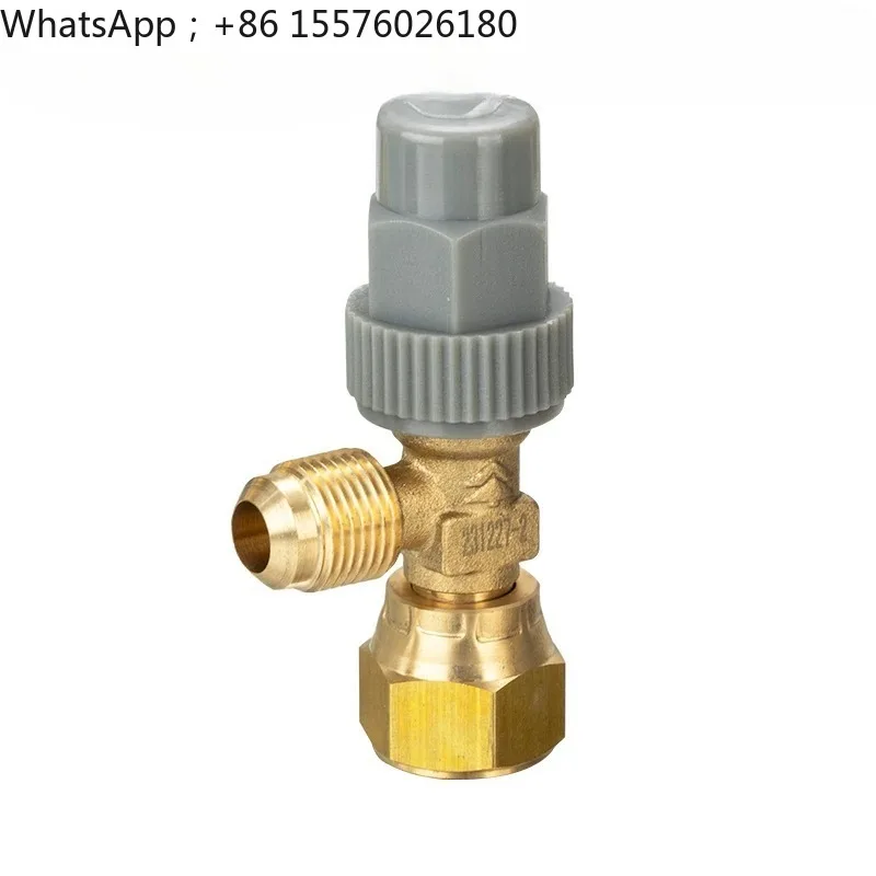 Air conditioning chiller oil circuit angle valve 1/4 3/8 inch right angle globe valve refrigeration accessories