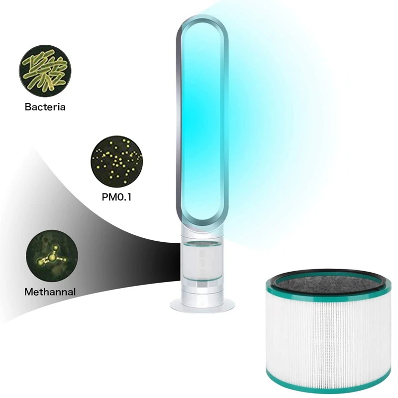 다이슨 퓨어 쿨 링크 교체용 HEPA 필터, DP01, DP02, 다이슨 퓨어 핫 앤 쿨 링크, HP01, HP02 부품용, 2 팩