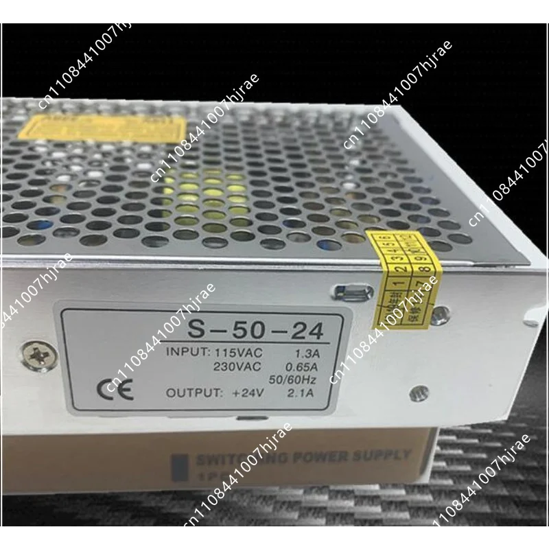 Switching Power Supply S-50-24 DC24V 2.1A 50W CCTV LED Regulated AC DC New Unit Part Accessory