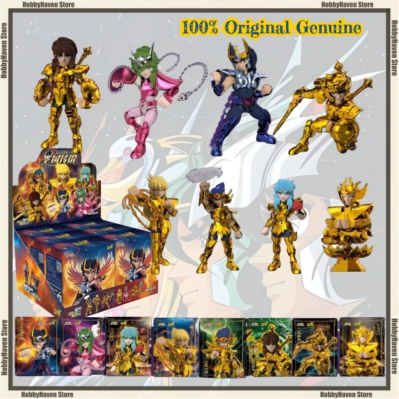 

In Stock Card Game Saint Seiya Doll Saint Land Legend Part 2 Assembly Figure Blind Box Genuine Building Blocks Collection Gift