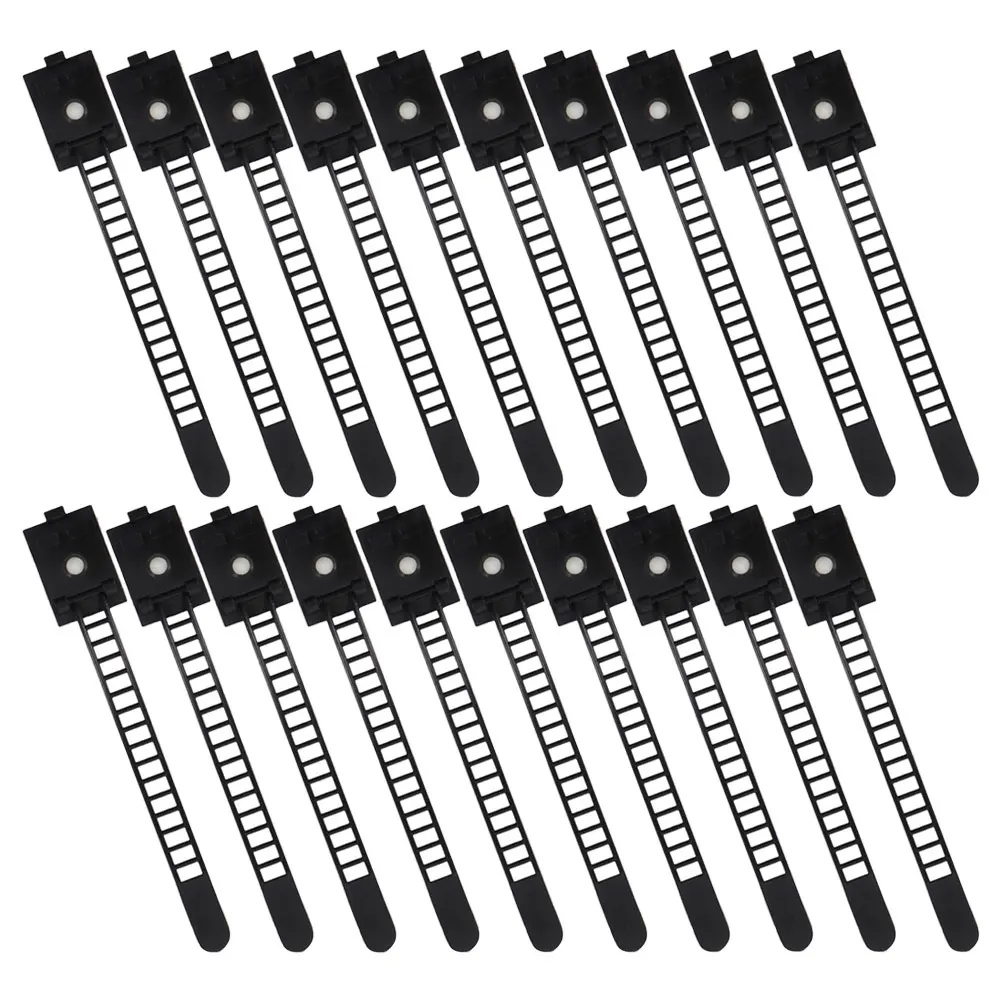 

Cable Tie Clip Wire Cord Fastener Management Clips Adhesive Ties Organizer Desk Holder Clamps Holders for Cords