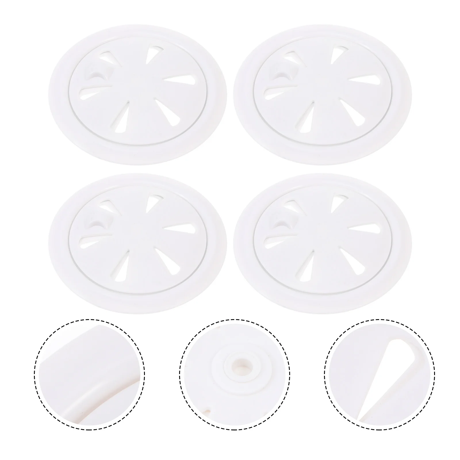

4PCS Floor Drain Covers Anti blocking Sink Sewer Bathroom 7cm 8 8cm Diameter Hair Cover Plastic Sewer Covers Good Sealing Odor