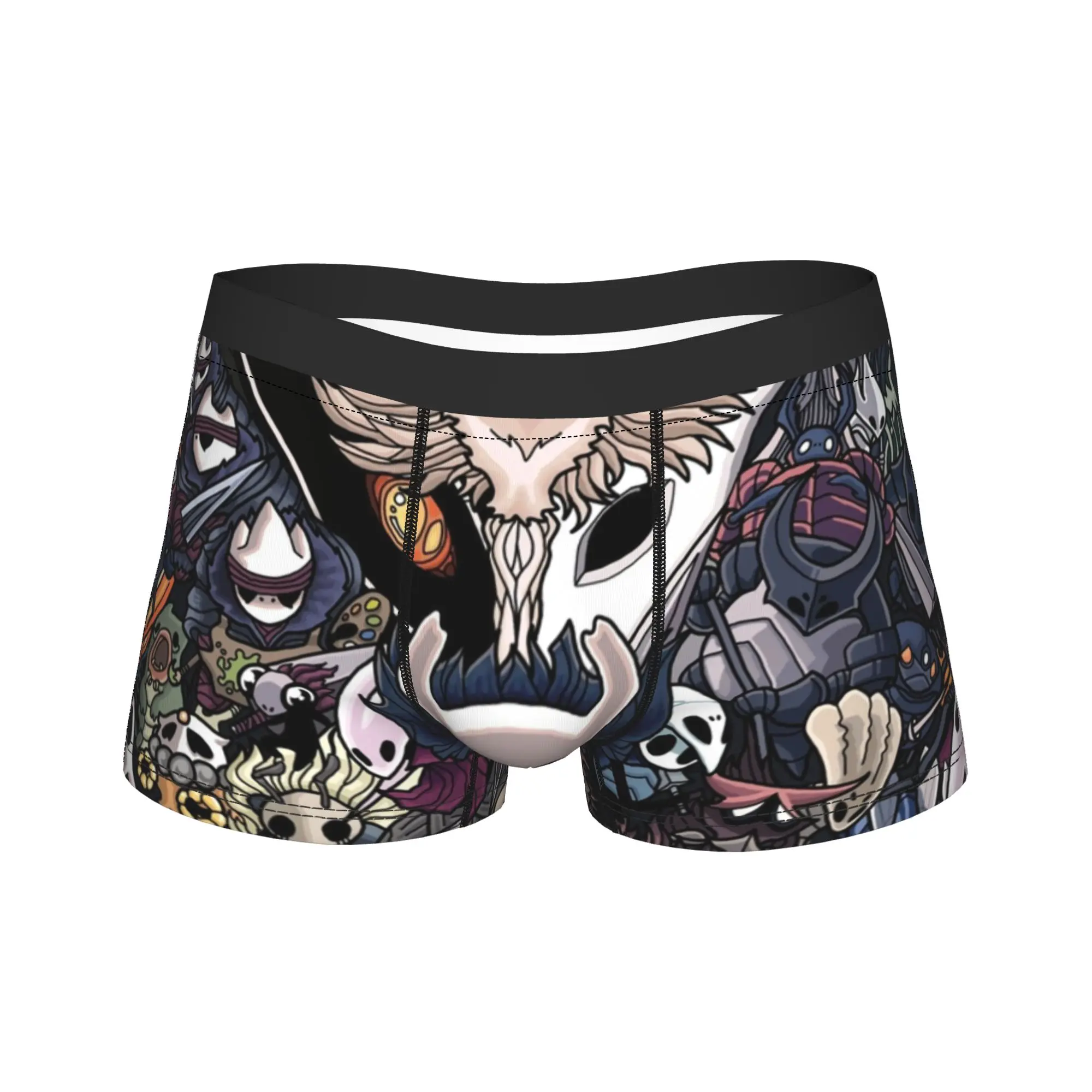 

Мужское длинное нижнее белье Hollow Knight Game Video, модные трусы-боксеры Team Cherry, шорты, мужские мягкие трусы, большие размеры