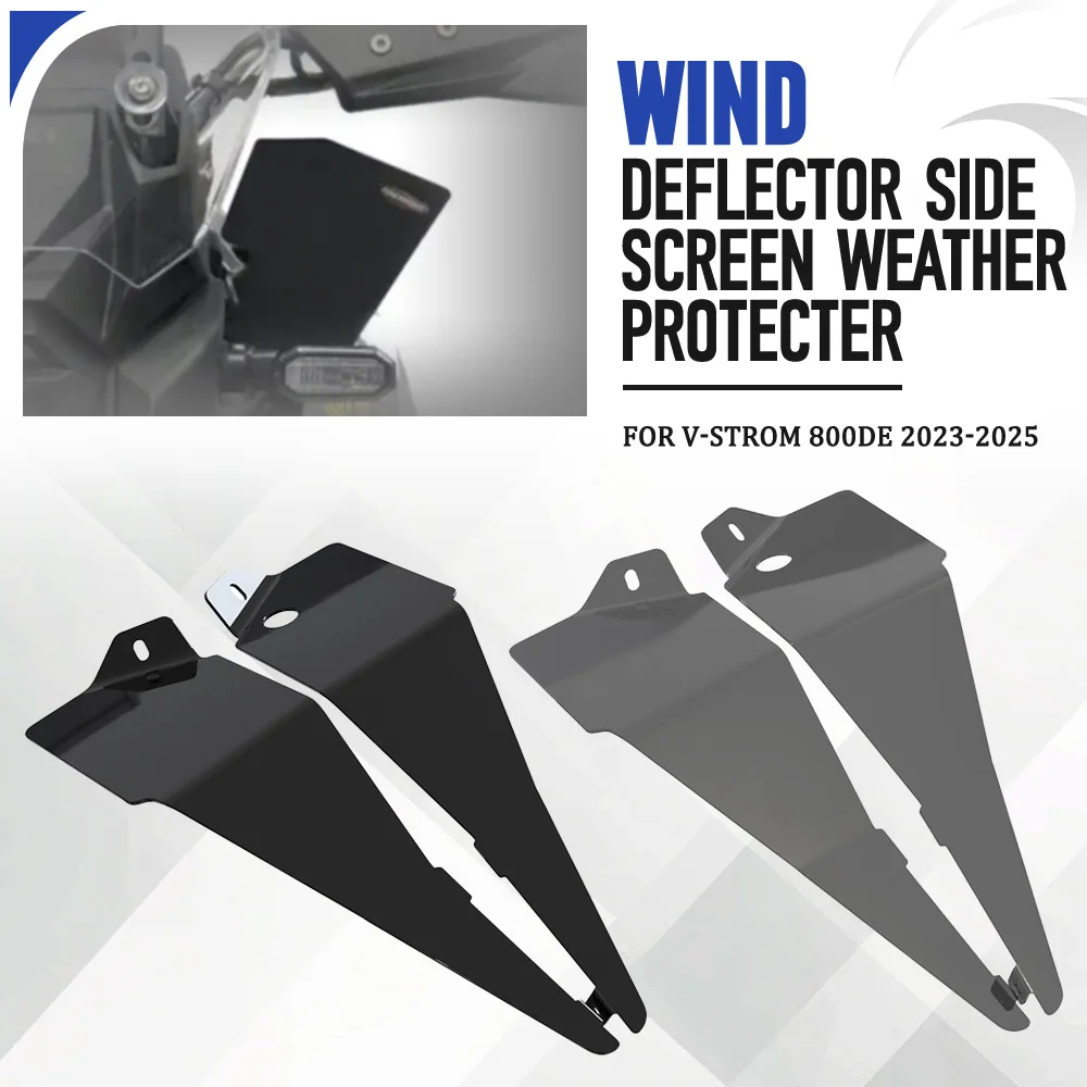 

For Suzuki V-Strom 800DE 2023-2024-2025 New Motorcycle Side Windscreen Screen Weather Protecter Wind Deflector Accessories