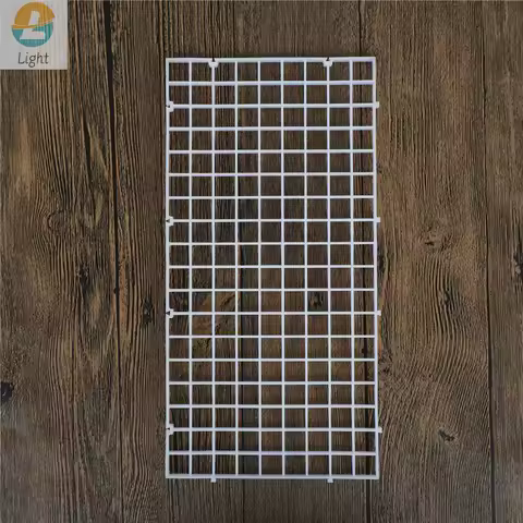 New Fish Tank Durable Plastic Fish Grid Divider Holder Tray Egg Crate Aquarium Tank Filter Bottom Isolate Pane