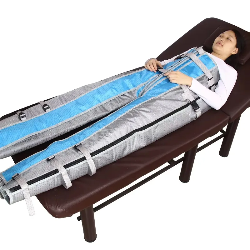 

New Air-pressure Pressotherapy Far Infrared Lymphatic Spa Suite Machine Fat Removal Sauna Massage Leg Foot Massager Pain Relief