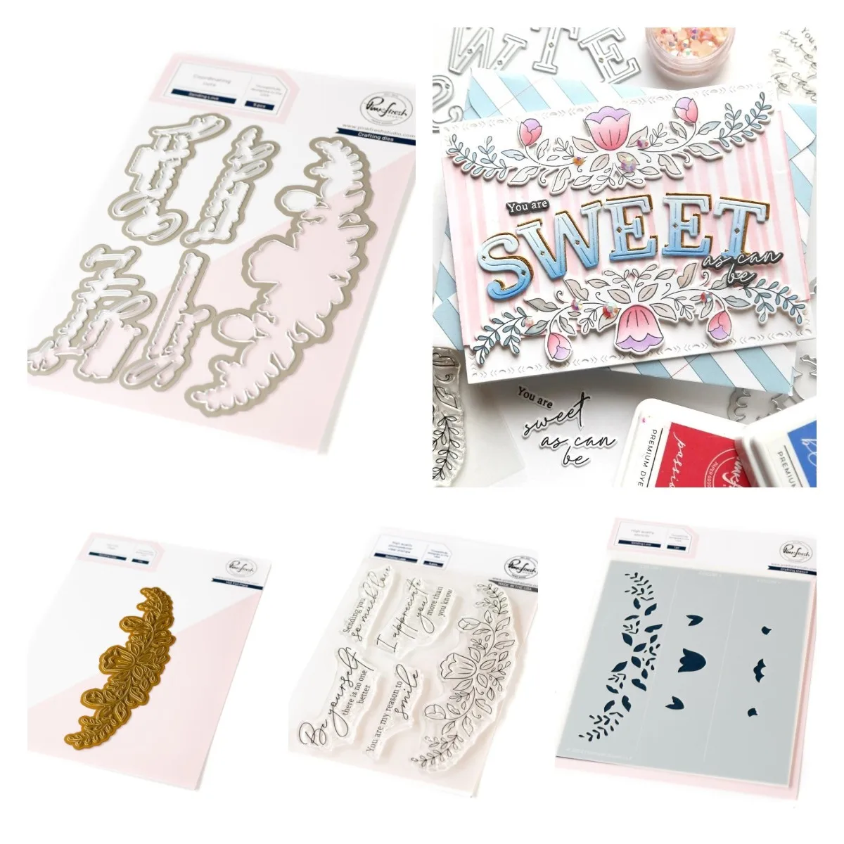 Sending Love Hot Foil Metal Cutting Dies for Layering Stencils DIY Scrapbook Album Stamp Make Embossing Paper Card Lace Greeting