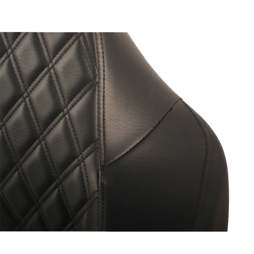 Motorcycle Accessories Black Diamond King Backrest Pad for Harley Davidson Touring Road Glide Road King 2014-2025 Soft - Image 4