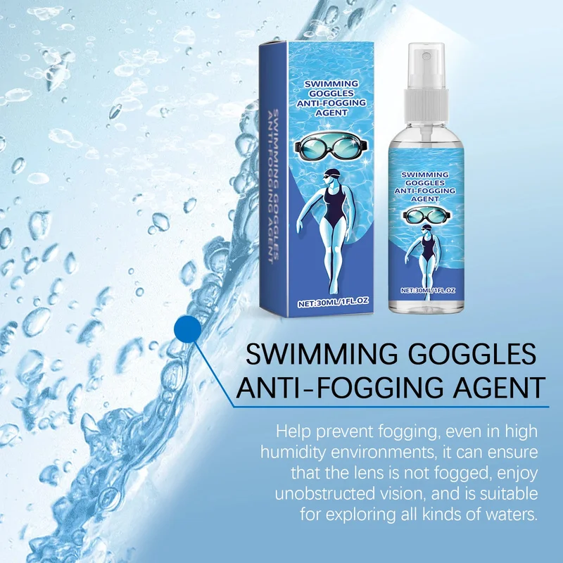 Professional Anti‑Fog Spray for Glasses Goggles Prevent Fogging Lens Cleaner Clear Vision for Swimming Diving Multi‑Scene Use