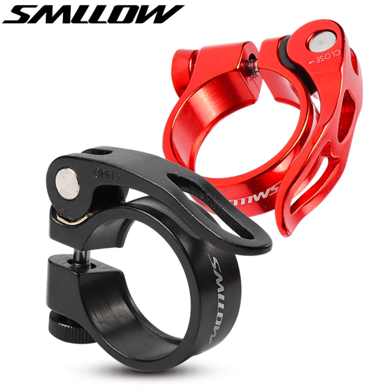 

SMLLOW 31.8/34.9mm Seat Post Clamp Mountain Bicycle Quick Release Seatpost Clamps Cycling Bike Pipe Clamp 4 color