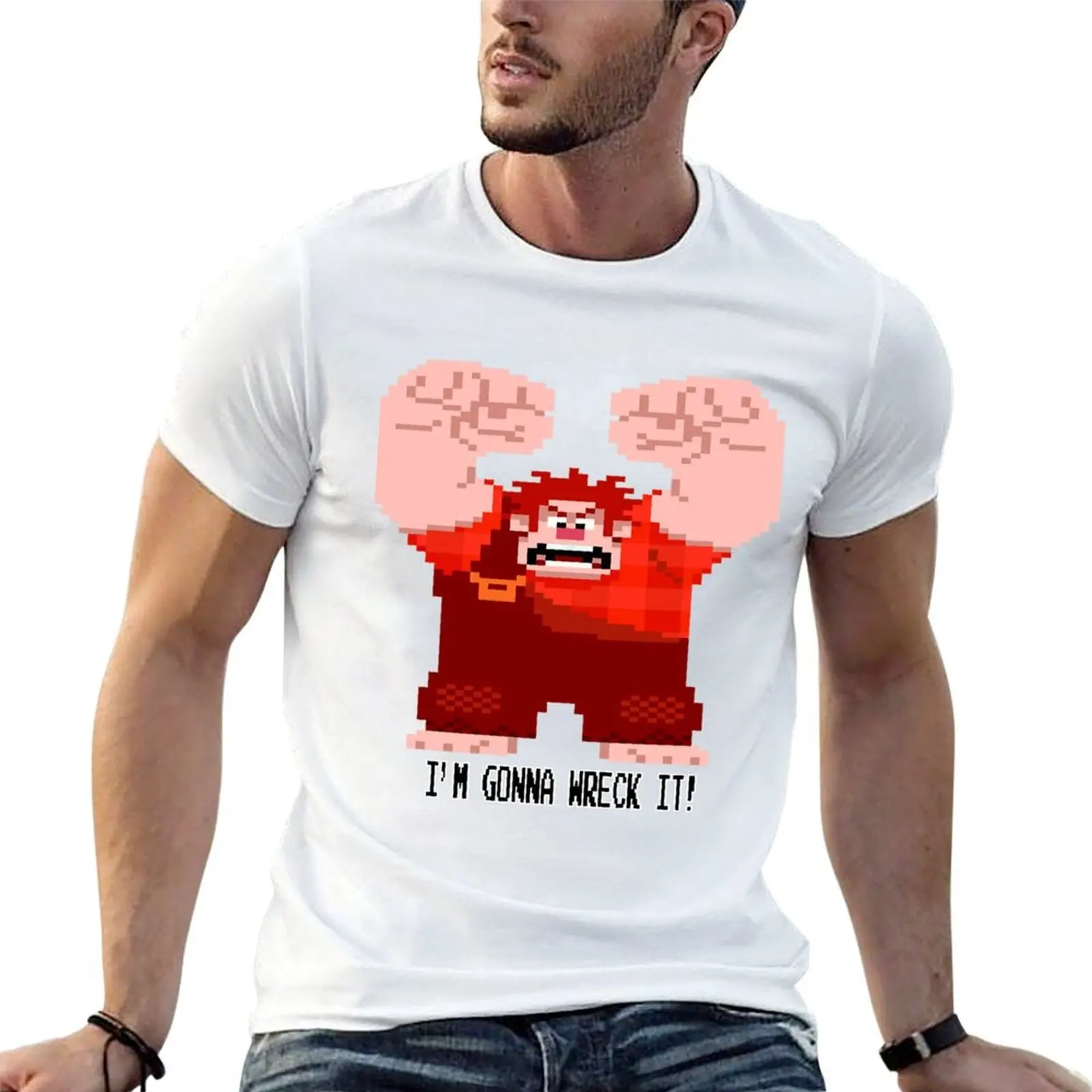 Wreck It Ralph Gonna Wreck It T-Shirt basketball graphic tees gifts for boyfriend mens t shirt graphic