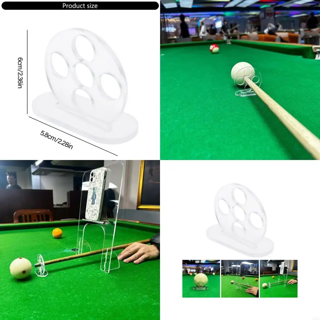 Portable Billiard Strokes Trainer Clear Correct Action Billiard Stick Strokes Exerciser Clear Aiming Helper for Beginners