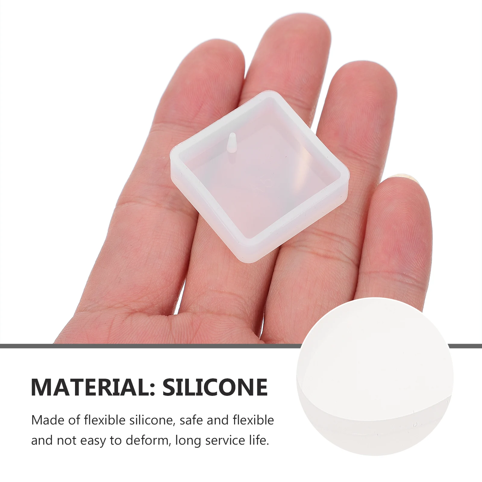 

10 set Keychain Pendant Molds Silicone Epoxy Diy Craft Making Flexible Durable Geometry Charm Mold For Jewelry Pendant Casting