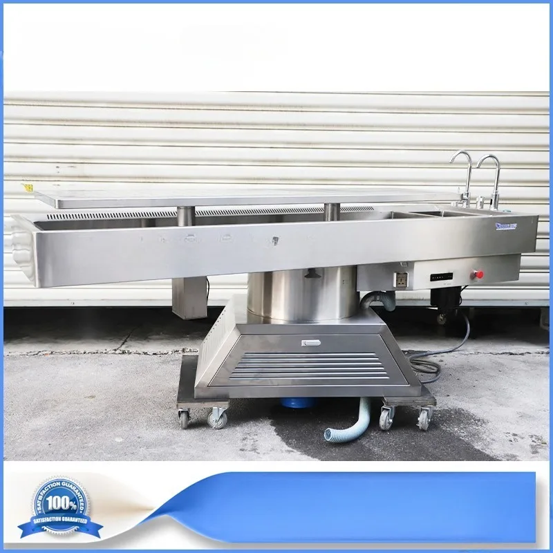 Customized Stainless Steel Forensic Rotating Countertop Dissection Table with Upper/Lower Air Ventilation