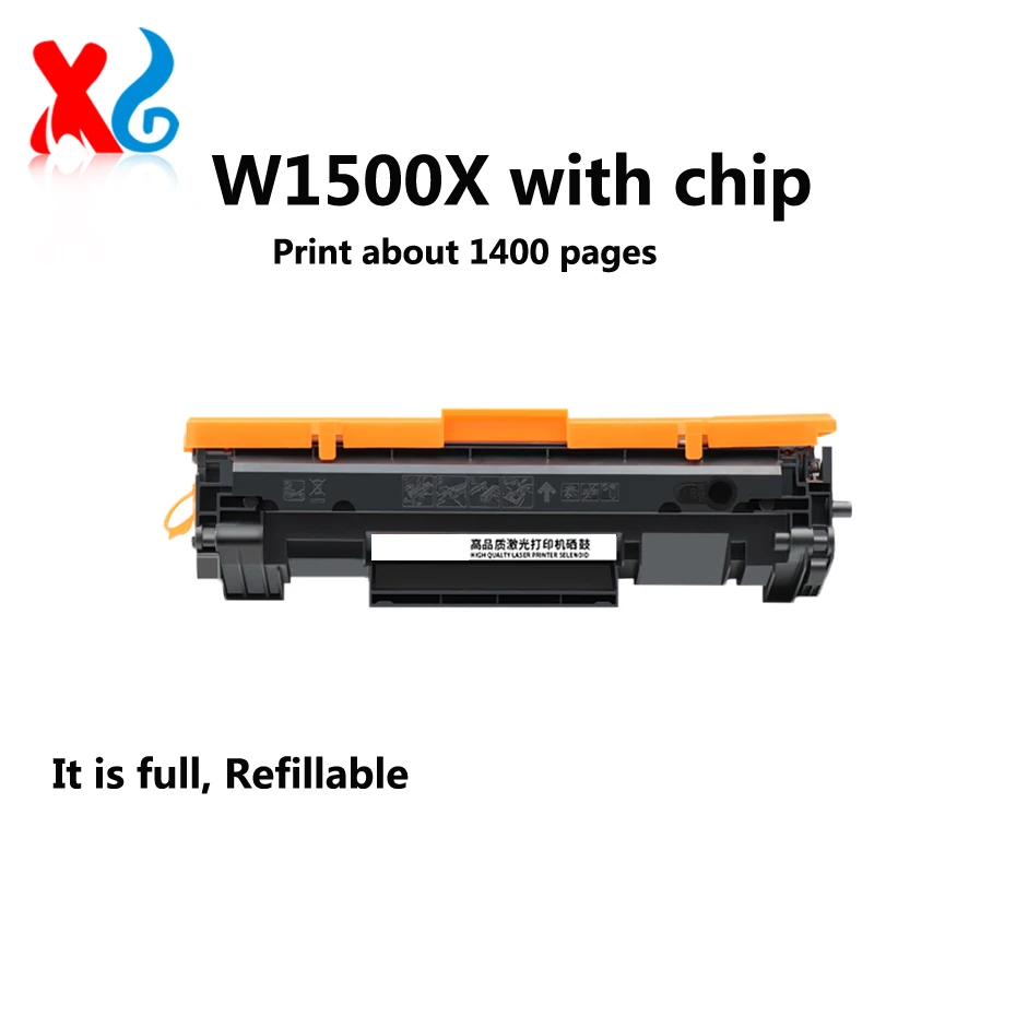 W1500A Toner Cartridge with chip For HP LaserJet M111a M111w MFP M141a MFP M141w Display Ink Volume Refillable 150A