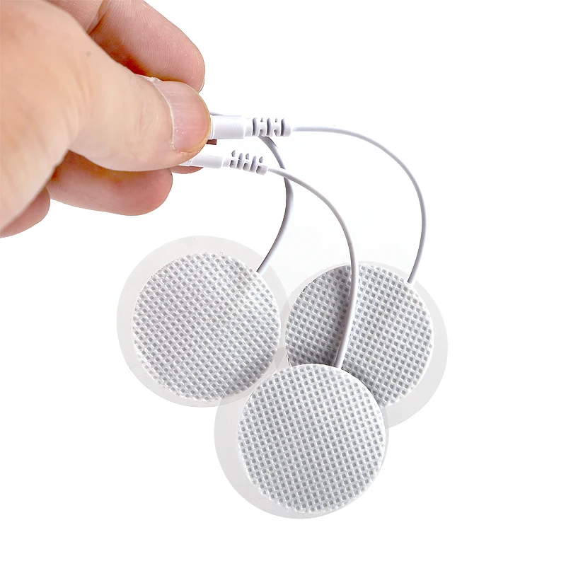 3.2cm Circular White Electrode Pads For Nerve Muscle Stimulator Massager Patch Machine - view 4