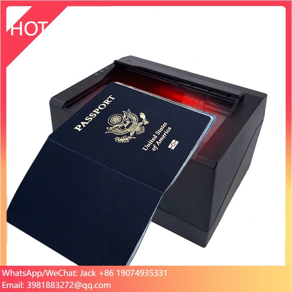 

MASUNG MS-SM40 Automatic USB Interface Scanner Hands-Free Desktop OCR MRZ Passport & Driver License/ID Card Reader