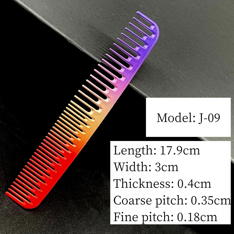 Haarschnitt Kamm profession elle Friseursalon Friseur Kämme Graffiti Muster doppelseitige Haar bürste Friseur Styling-Tools y0702 – Detail 14
