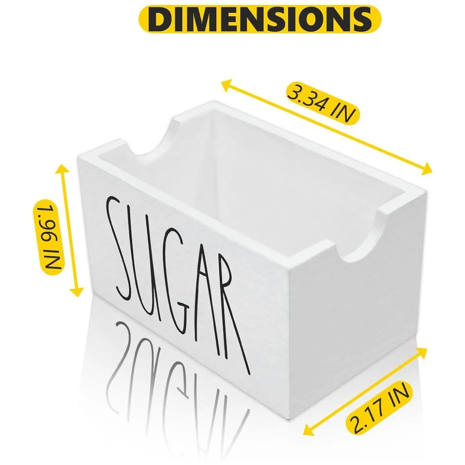 Sugar Packet Holder Versatile Display Sugar Caddies for Kitchen Table Home