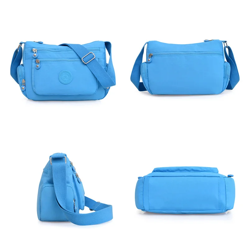 Women's Leisure Oxford Crossbody Bags Light Female Simplicity Handbags Soft Waterproof Ladies Fashion Versatile Shoulder Bags