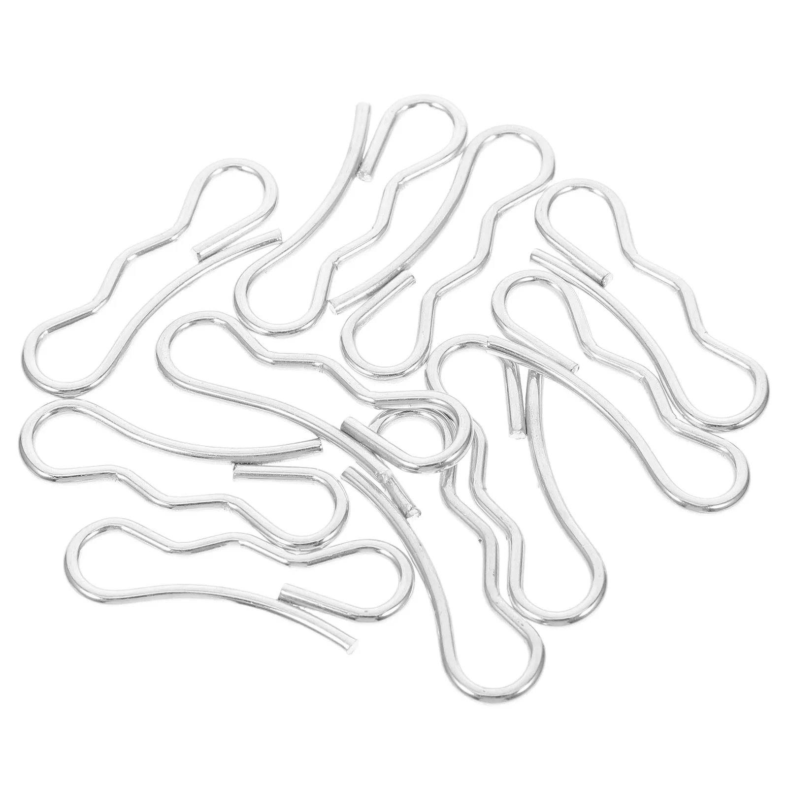 

10pcs Iron Cotter Pins For Snow Blower Chute Control Impeller Kit Universal Shear Pin Replacement Lawn Mower Snow Removal