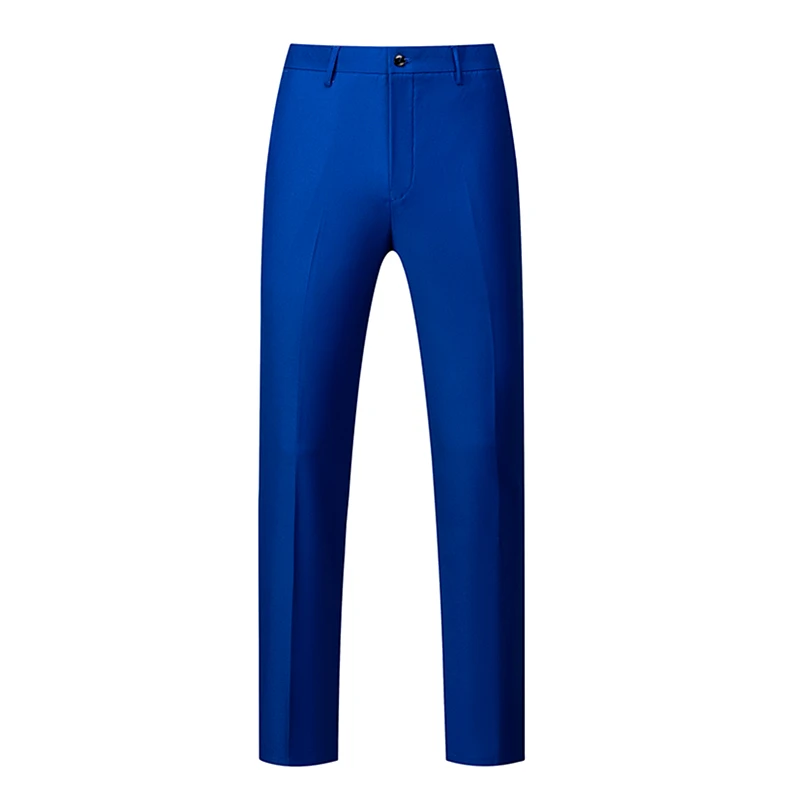 Pantalones formales blancos para Hombre, pantalón rojo, negro, azul, talla grande 29-40, Primavera