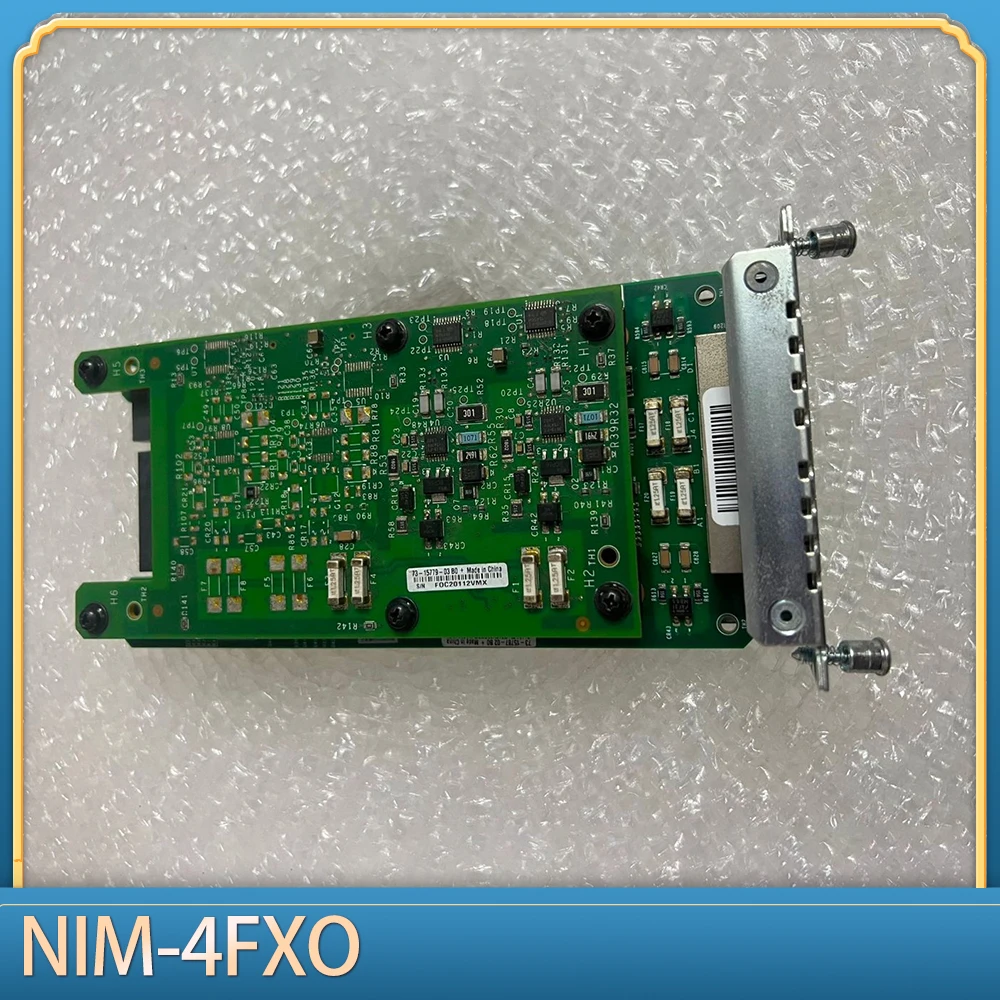 Placa de expansão do roteador Switch NIM-4FXO