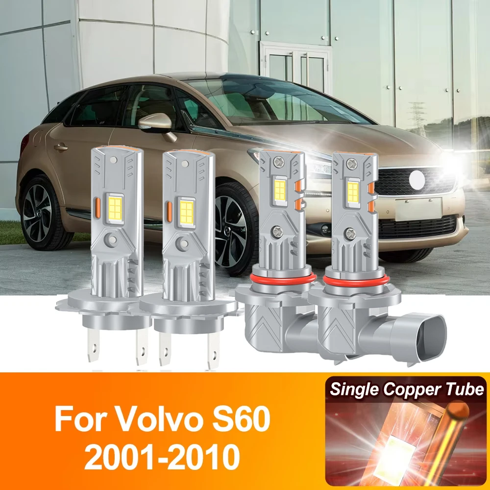 

Светодиодный Canbus автомобильные фары 240 Вт 6000 лм чип CSP Автомобильные фары 2001 K турболампы 12 В для Volvo S60 2005-2006 2007 2008 2009 2010