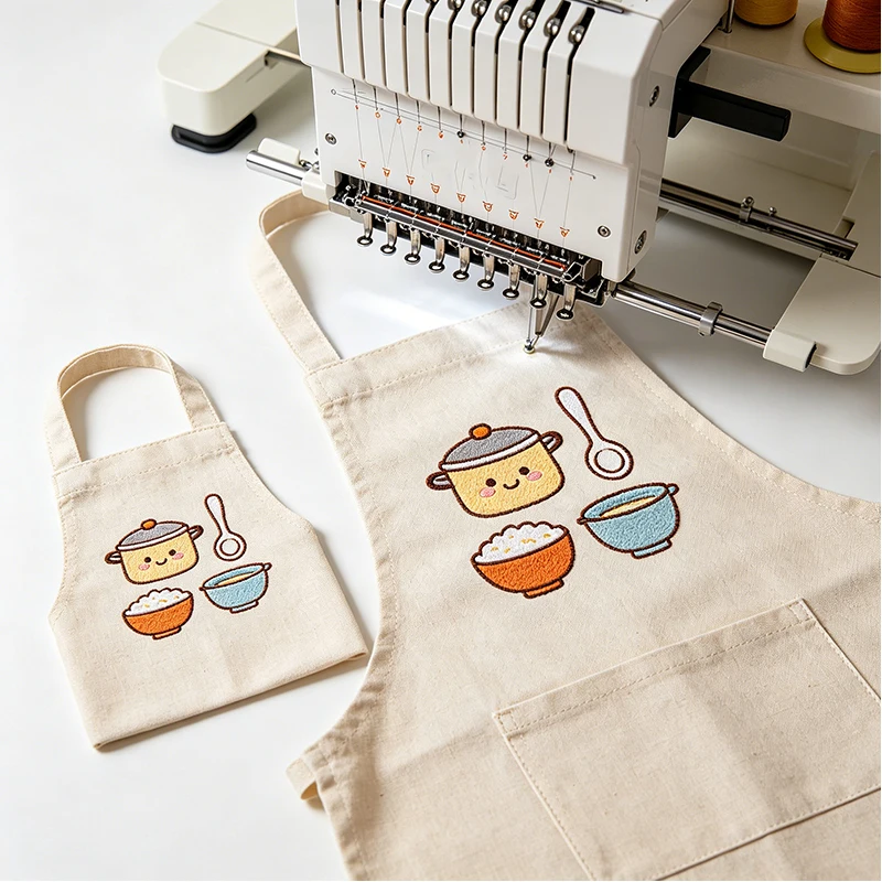 Computerized Automatic Embroidery Machine Industrial Grade for Hat Shirt Jacket Logo Custom Design Production Work
