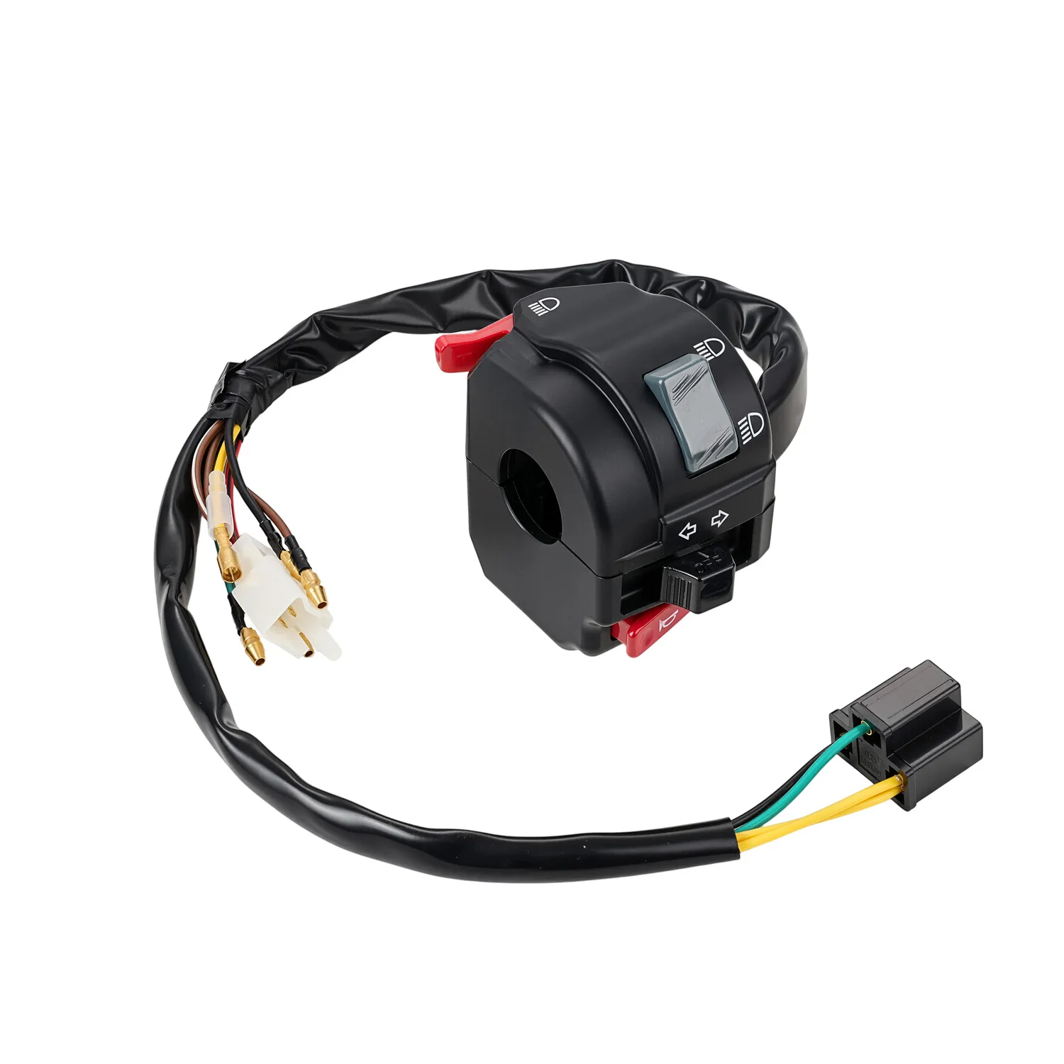 For FAZER 250 2016-2017 Left Handlebar Control Switch Horn Turn Signal Headlight Passing Switch 1JC-H3969-00 Motorcycle Parts