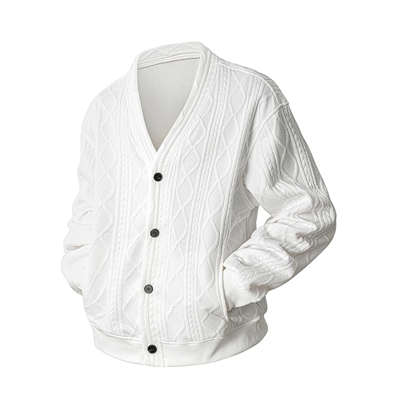 

Брендовый мужской свитер, кардиган, вязаный кардиган с v-образным вырезом, мужской свободный вязаный свитер в стиле Харадзюку, верхняя одежда, пальто, мужская мода, повседневная уличная одежда