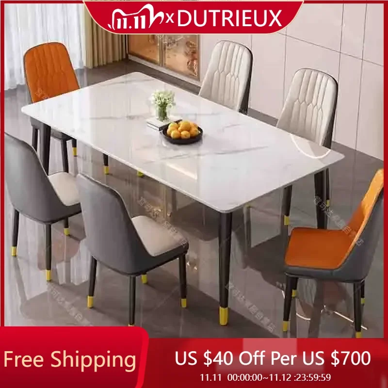 

Современный скандинавский обеденный стол, письменный стол для кабинета, офиса, кофейная гостиная, обеденный стол для приема, Juegos De Comedor, мебель для дома