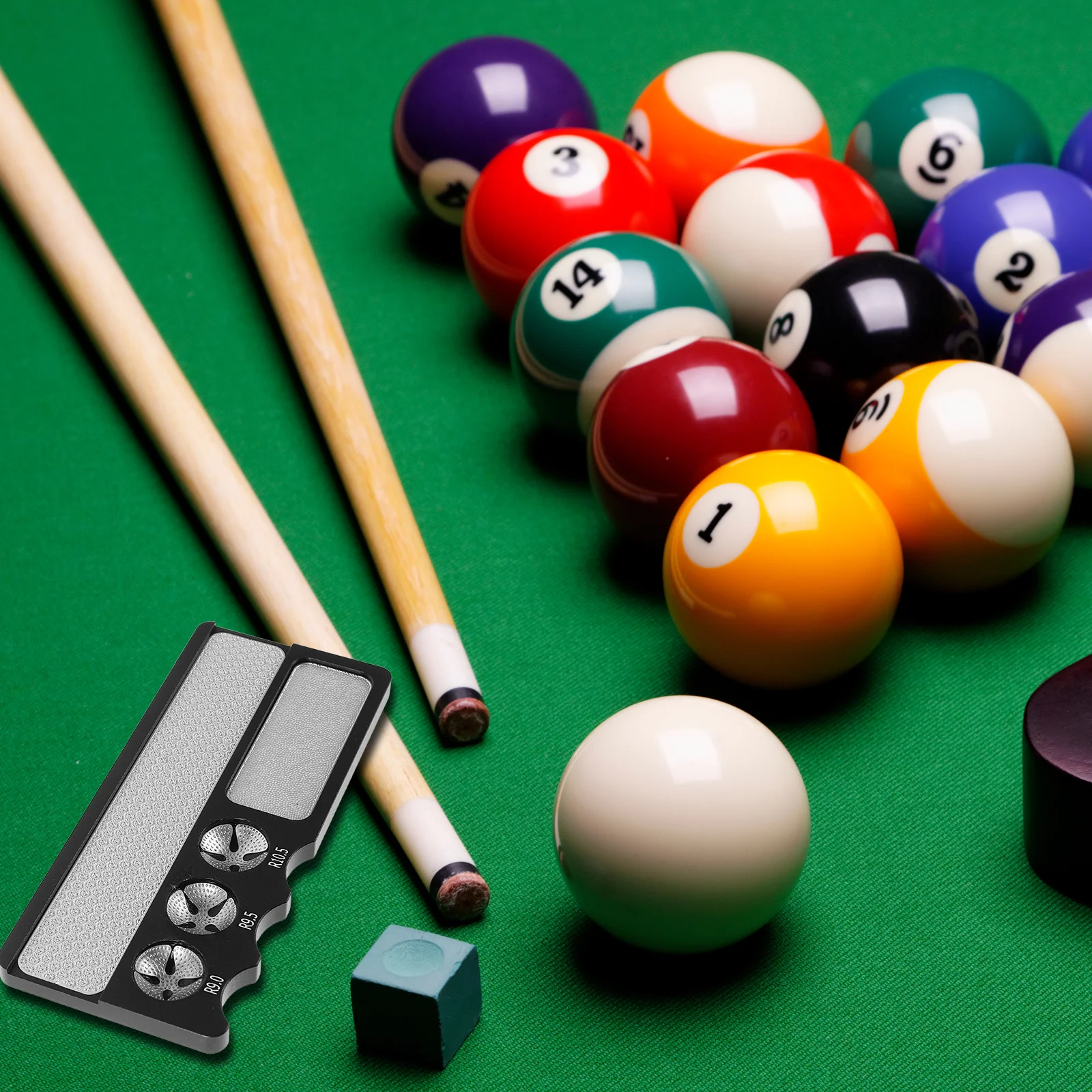 

Pool Stick Tip Repair Tool Billiard Tip Shaper Sander Portable Accessory Club Home Use Maintenance Kit Precision Grinding