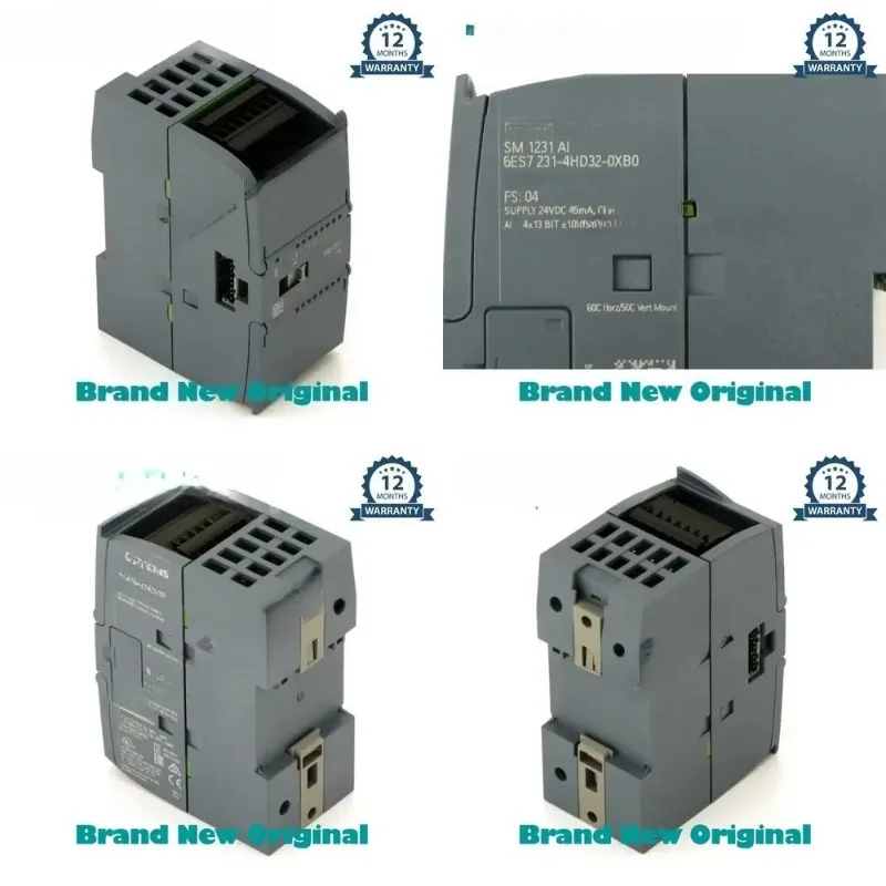 6ES7231-4HD32-0XB0 6ES72314HD320XB0 6ES7231 4HF32 5ND32 S7-1200, Analog input, SM 1231, 4 AI Brand New