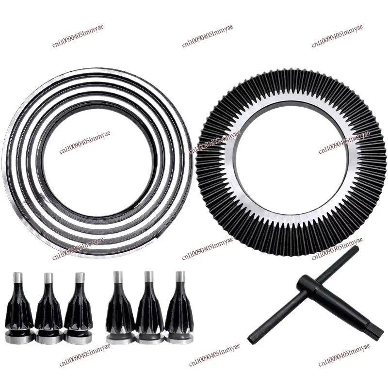 3-Jaw 4-Jaw Self-Centering Chuck Parts, Face Plate, Chuck Wrench, Bevel Gear & Threaded Plate