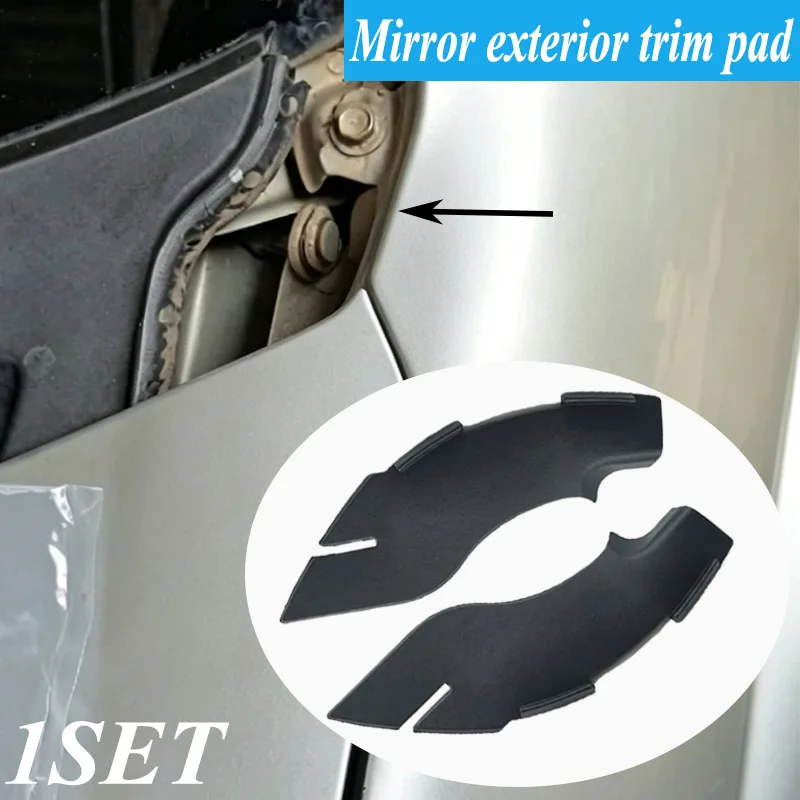 1Set Windshield Side Trim Pad For Hyundai Tucson 2004 2005 OEM 861552E000 861562E000 Exterior Mirror Corner Molding Cover