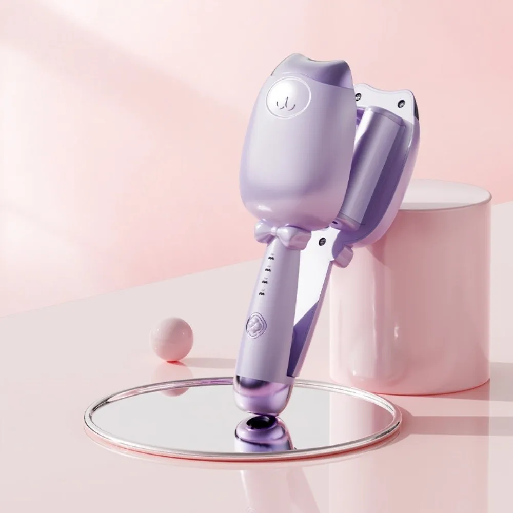 

32mm Egg Roll Hair Curler Fast Heating Anti-Scald Deep Wave Hair Curler 4 Temperature Adjustable Big Wave Splint