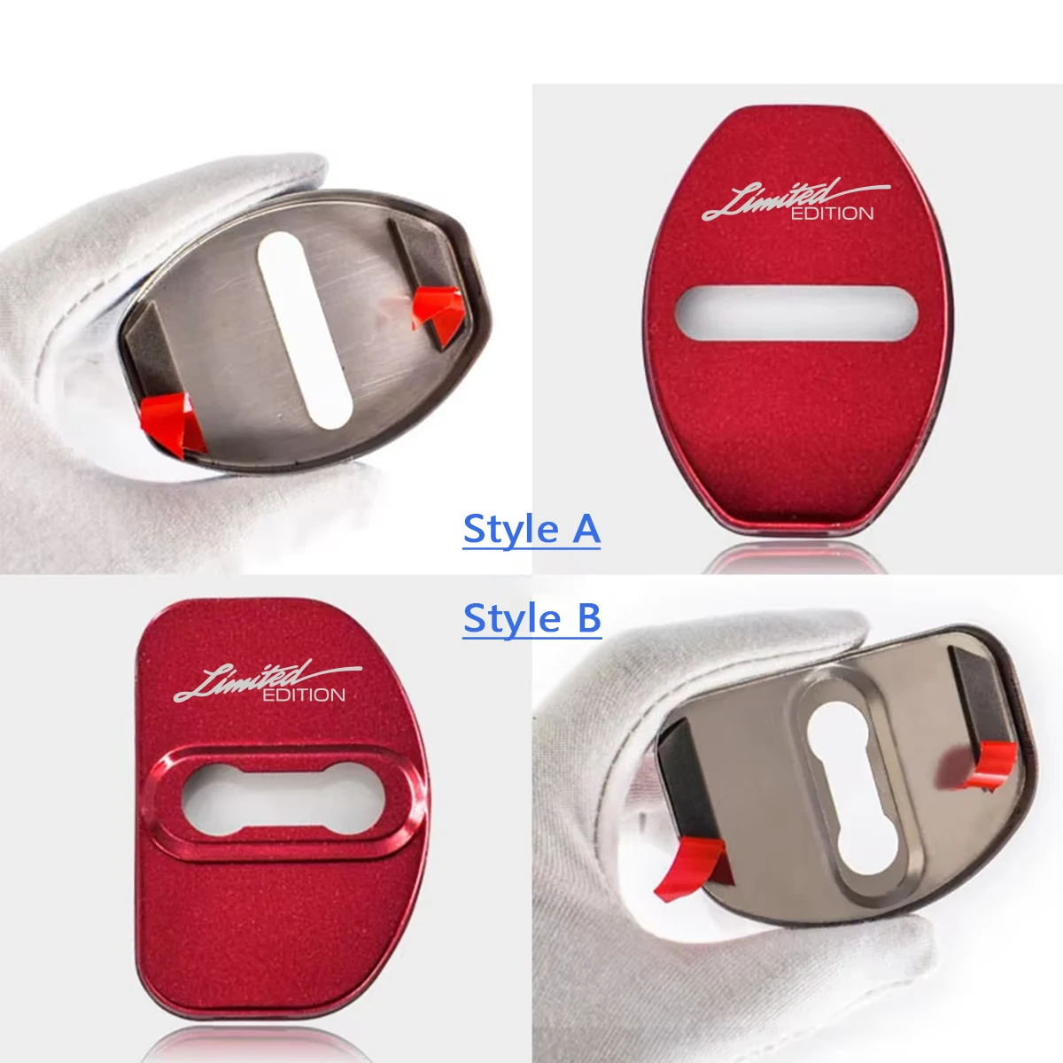 

4 шт., защитный чехол на замок автомобиля, для Skoda, Volkswagen, VW Passat, Polo, Jetta, Tiguan, GOLF 5, 6, 7, 8