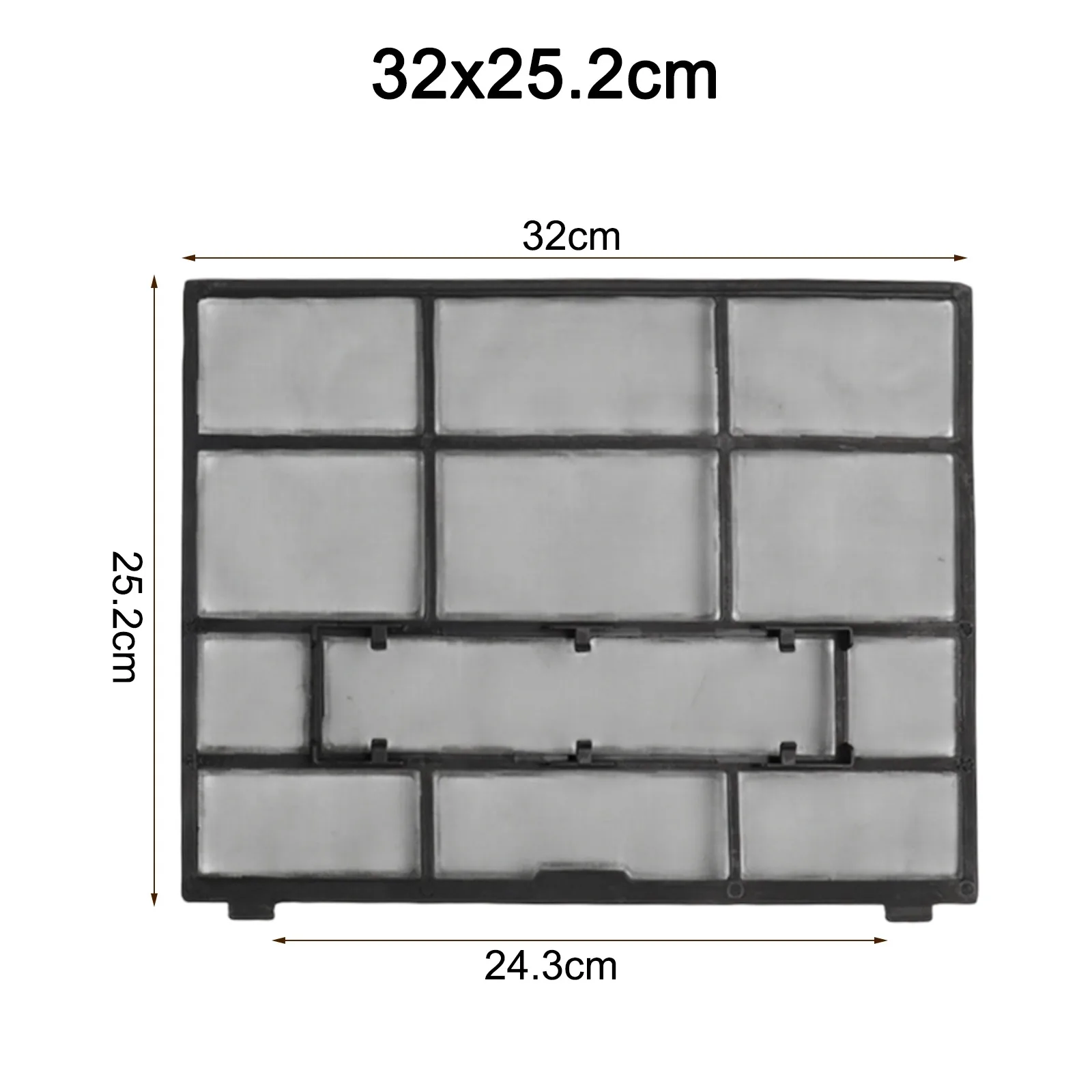 

2Pcs/Set Hanging Air Conditioners Filter Indoor Hanging Dust Screen Plastic Dustproof Cover Air Conditioner Accessories