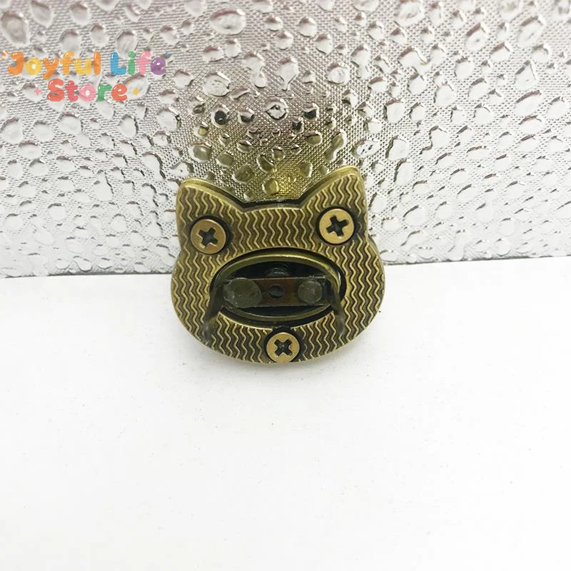 Hot Cute Cat/Bird Clasp Locks Metal Bag Turn Lock For DIY Leather Craft Handbag Shoulder Bags Hardware Decoration Accessories