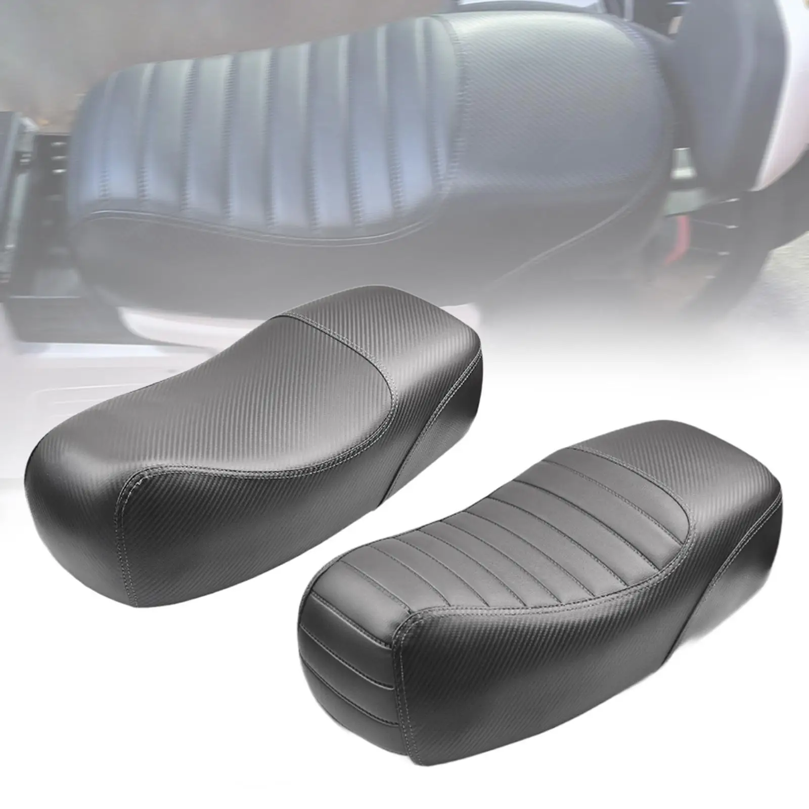 

Motorcycle Seat Cushion Short Tail Rack Seat Cushion Easy Installation Waterproof Modification Seat Pillow for Motorbike