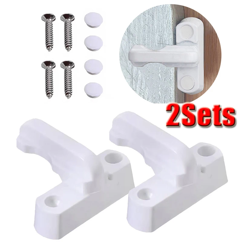 

2Pcs Versatile RVs Table Clamp Durable ABS Rotating Lock For Easy Wall Mounting & Secure Hold Trailer Table Board Hook Rv Parts