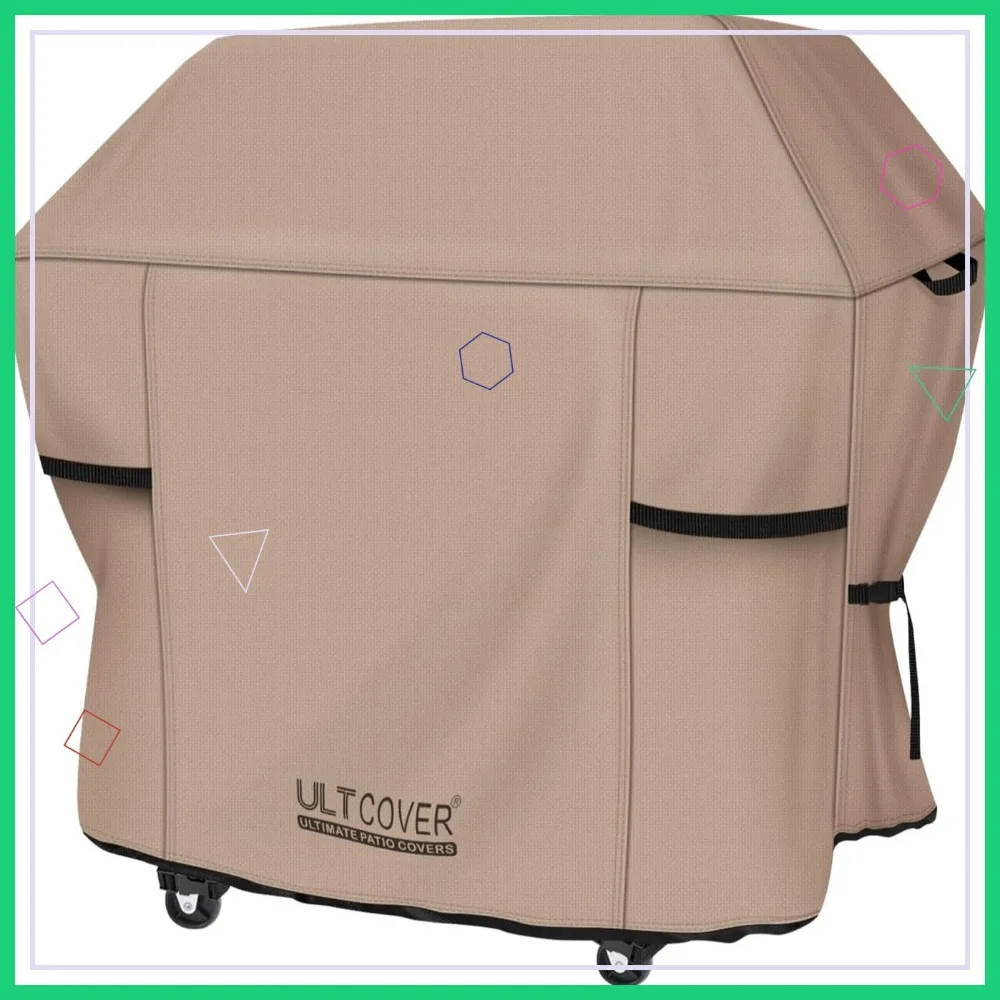 

Heavy Duty Waterproof BBQ Cover for 2-4 Burner Gas Grills Up to 52 Inches, Durable Outdoor Protection